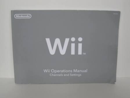 Wii System Operations Manual - Wii Manual